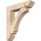 Ekena Millwork Imperial Slat Smooth Bracket w/ Offset Brace, Douglas Fir, 7 1/2"W x 32"D x 36"H BKT0806X32X36IMP06SDF - alternate 1